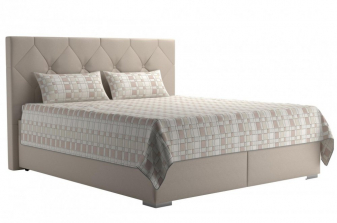 Manželská postel Gabriela 180x200 krémová, bez matrace