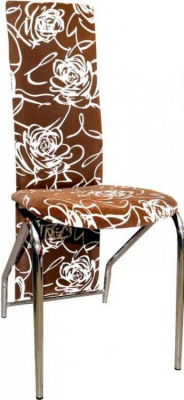 Jídelní židle H-66 hnědý květ