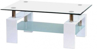 Konferenční stolek Diana bílé sklo