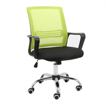 Zobrazit detail zboží: Kancelářská židle APOLO zelená/černá (Kancelářské židle a křesla)