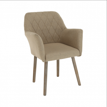 Zobrazit detail zboží: Jídelní židle EKIN béžová (Dřevěné jídelní židle)