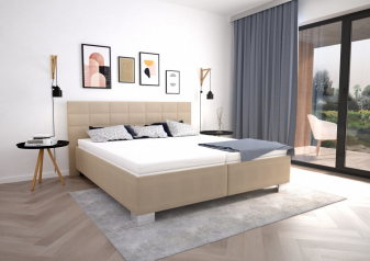 Zobrazit detail zboží: Čalouněná postel Olina 180x200 Milano 9110 (Čalouněná postel 180x200)