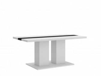 Zobrazit detail zboží: Bílý konferenční stůl Boston (Konferenční stolky z lamina)