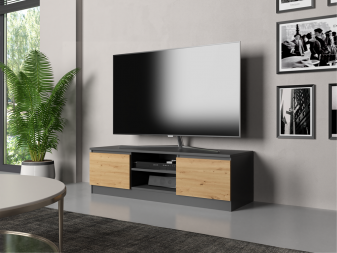 Zobrazit detail zboží: TV stolek Melisa 120 antracit/dub artisan (TV stolek)
